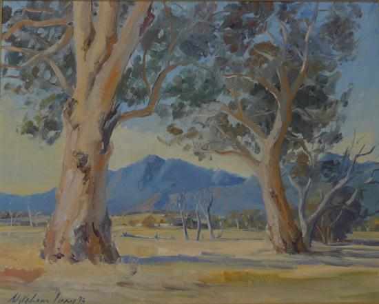 Appraisal: WYKEHAM PERRY NEAR THE GRAMPIANS OIL ON BAORD