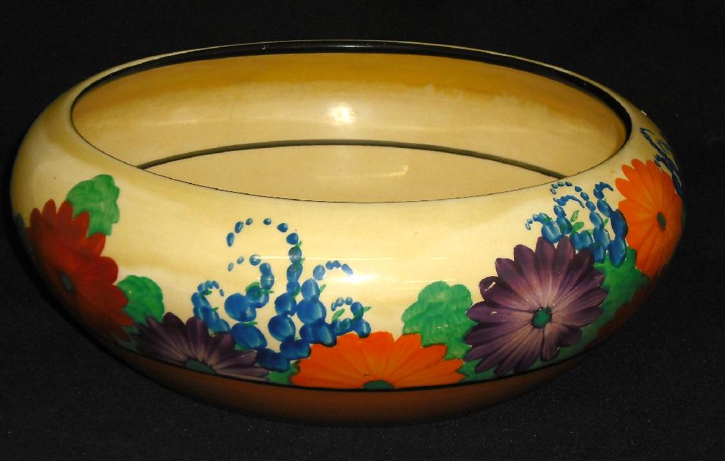 Appraisal: Gay Day' Bizarre circular bowl with inverted rim diameter a