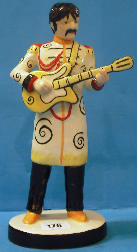 Appraisal: Lorna Bailey Figure of John Lennon Standing in of colourway