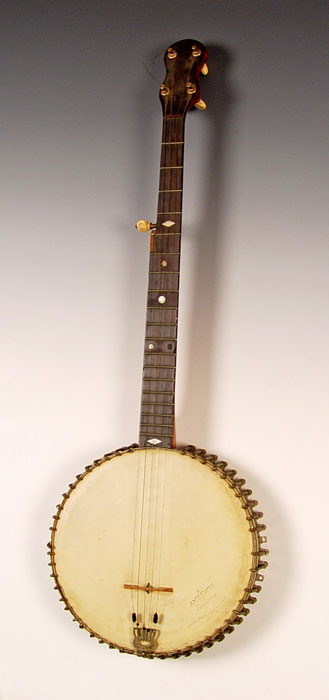 Appraisal: 'S FAIRBANKS COLE STRING BANJO Circa 's marked on wood