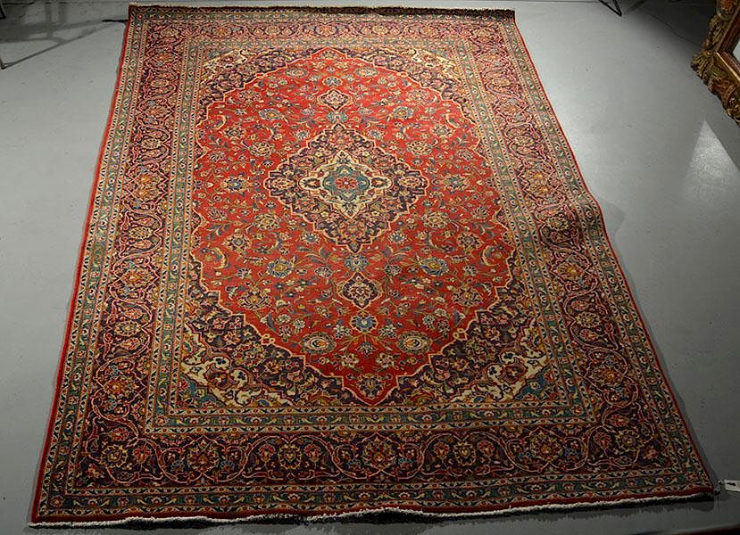 Appraisal: Persian Wool Rug ' x ' Persian wool Oriental rug