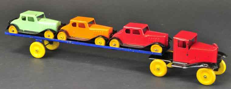 Appraisal: WYANDOTTE CAR CARRIER c pressed steel tractor and flat bed