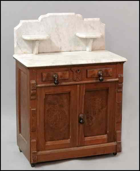 Appraisal: MARBLE TOP WASHSTAND H '' W '' D '' Condition