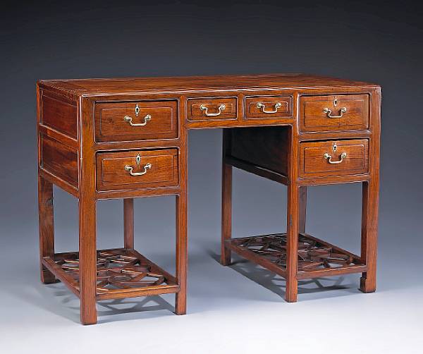 Appraisal: Chinese Furniture Late Qing Dynasty Built as a single case