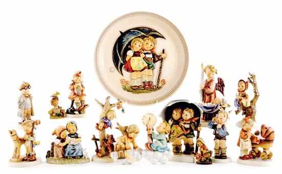 Appraisal: Collection of Hummels Anniversary Plate Dia '' Stormy Weather H