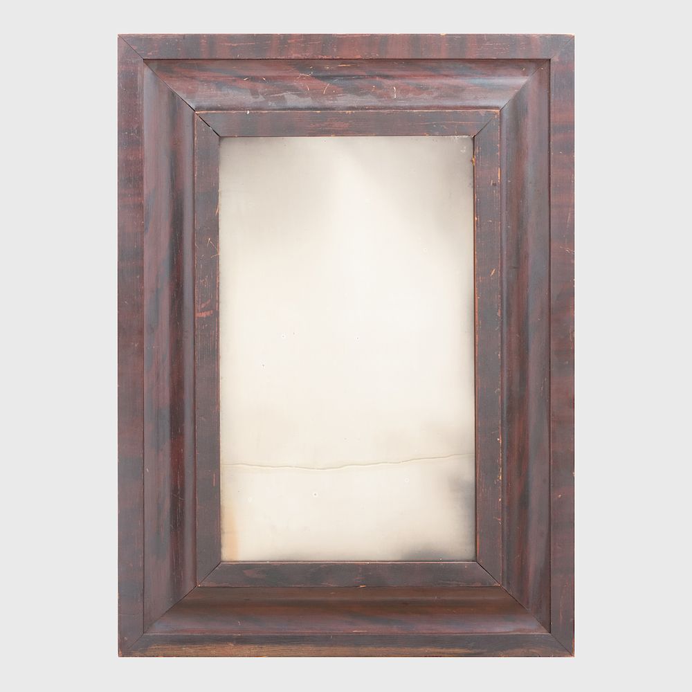 Appraisal: American Faux Painted Mirror x in The Estate of Philip