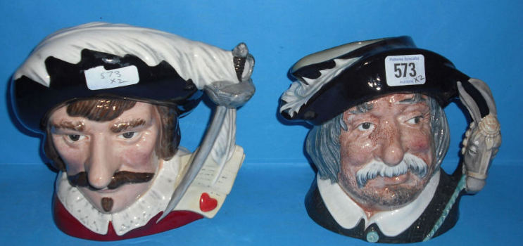 Appraisal: Royal Doulton Large Character jug Sancho Panca D and Cyrano