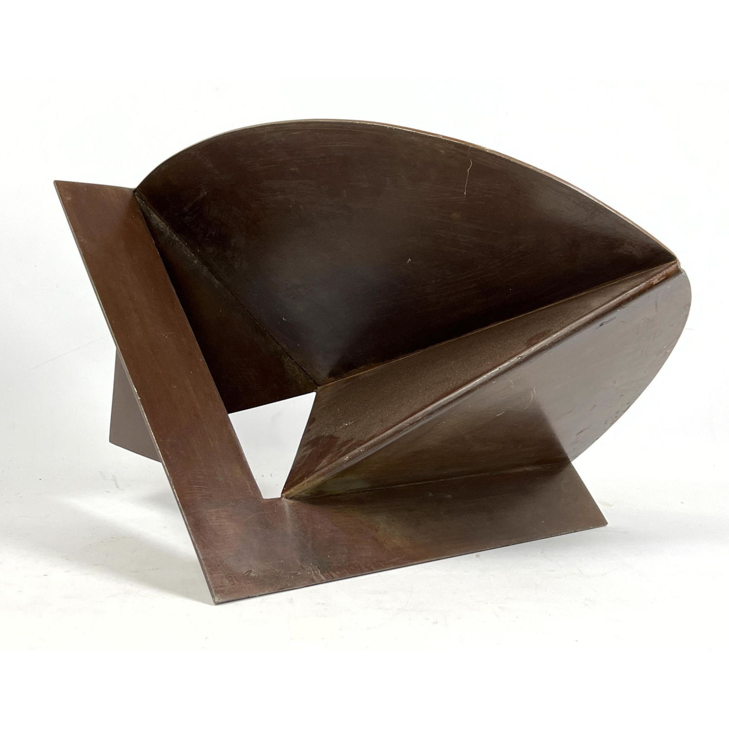 Appraisal: Gerald DiGiusto Archconstruct sculpture Core-Ten Steel Signed and dated Numbered