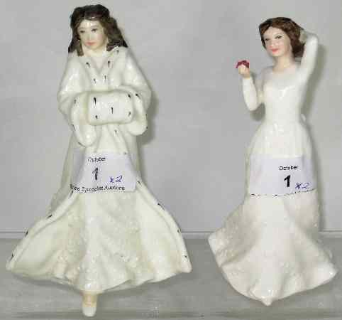 Appraisal: Royal Doulton Figures With Love HN and Christmas Day HN