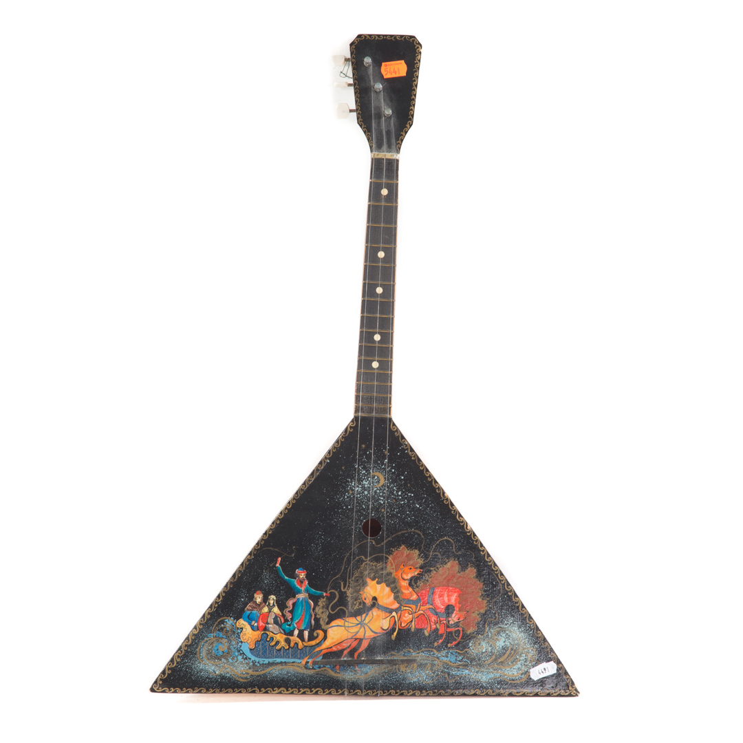 Appraisal: Contemporary Russian style balalaika