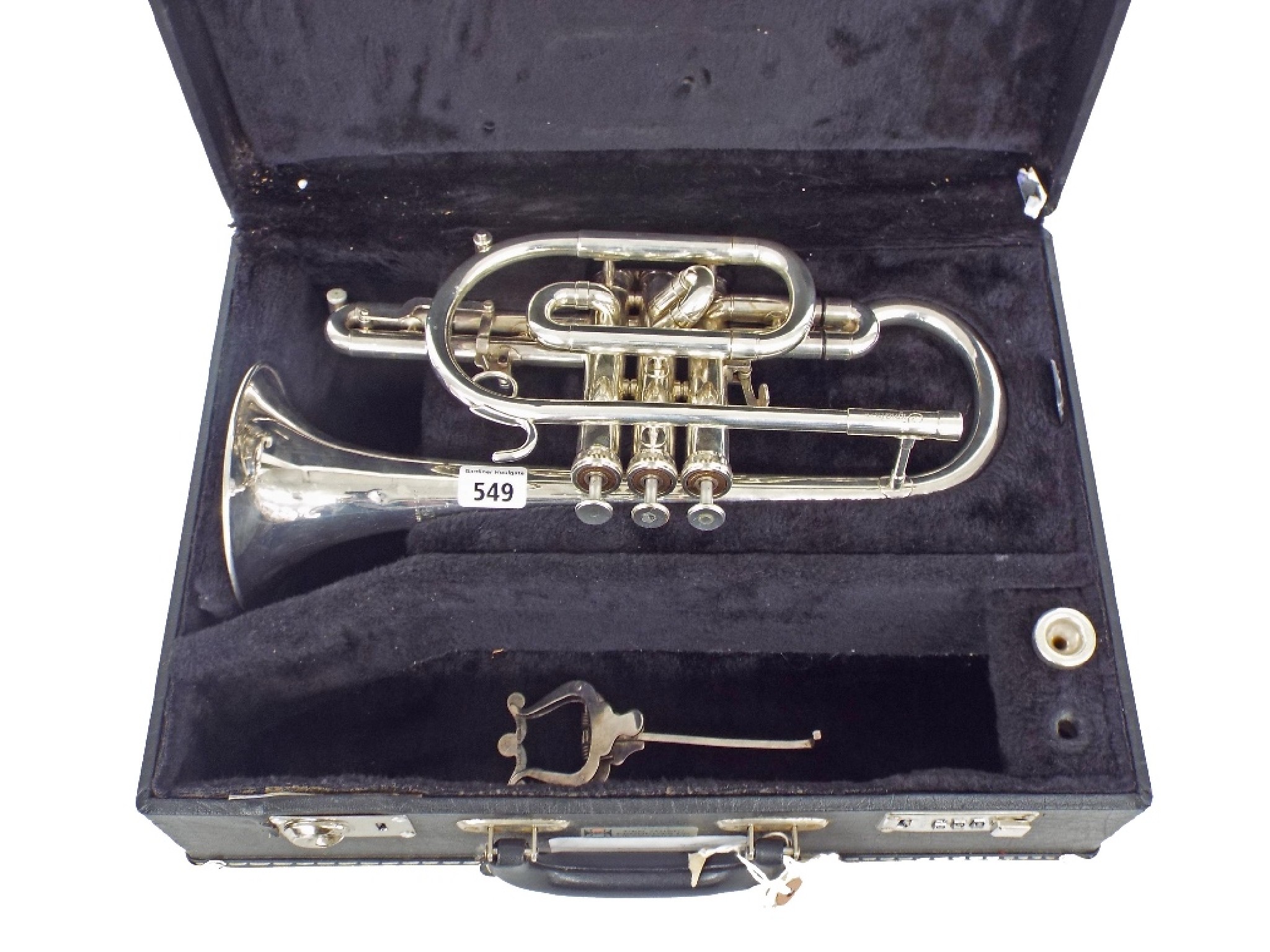 Appraisal: Signature cornet ser no K case at fault