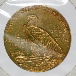 Appraisal: U S GOLD COIN C INDIAN CHIEF WALKING EAGLE Mintage