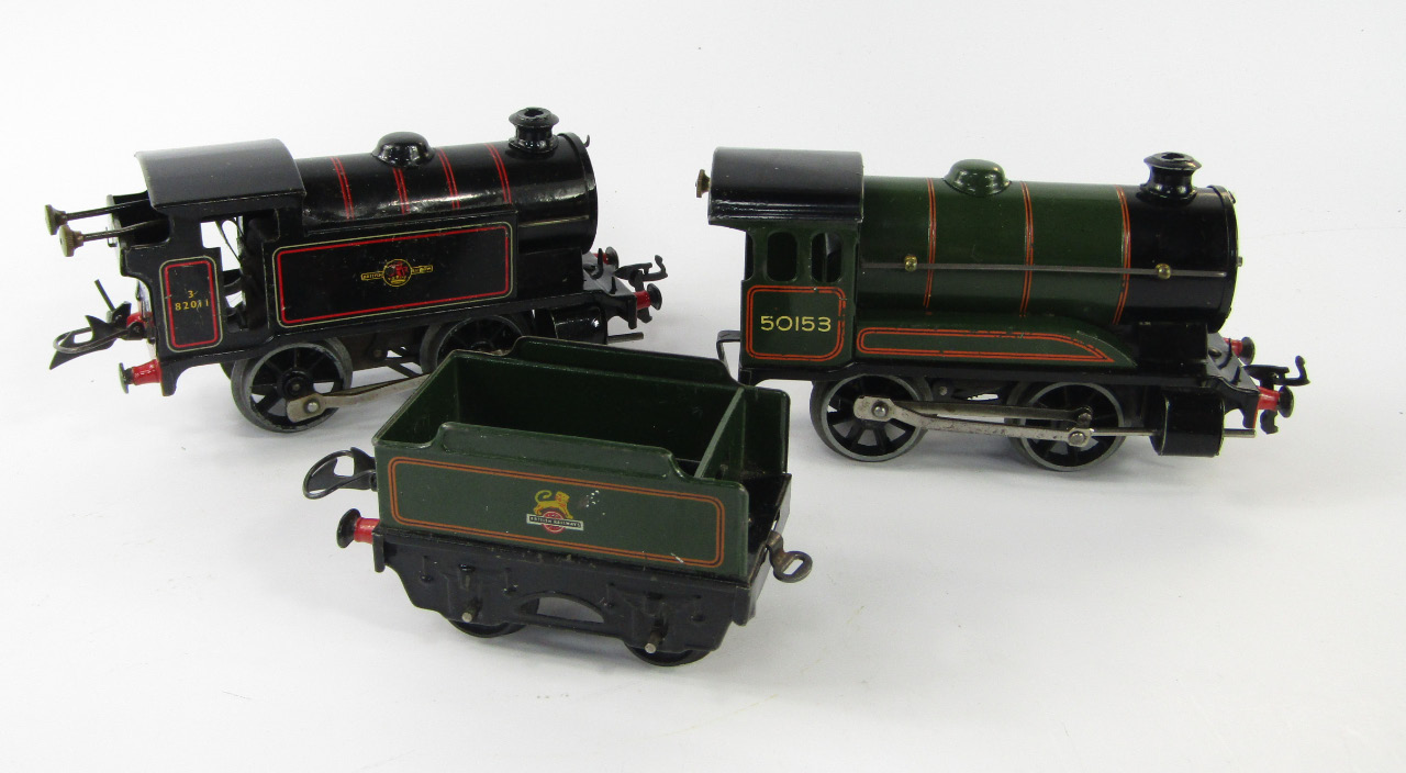 Appraisal: A Hornby -gauge type locomotive with tender in British Rail