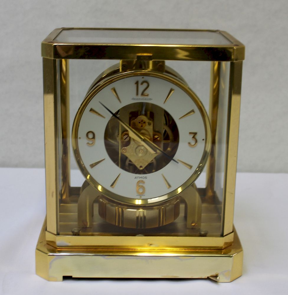 Appraisal: Jaegar Le Coultre Atmos Clock Serial From a Hamptons L