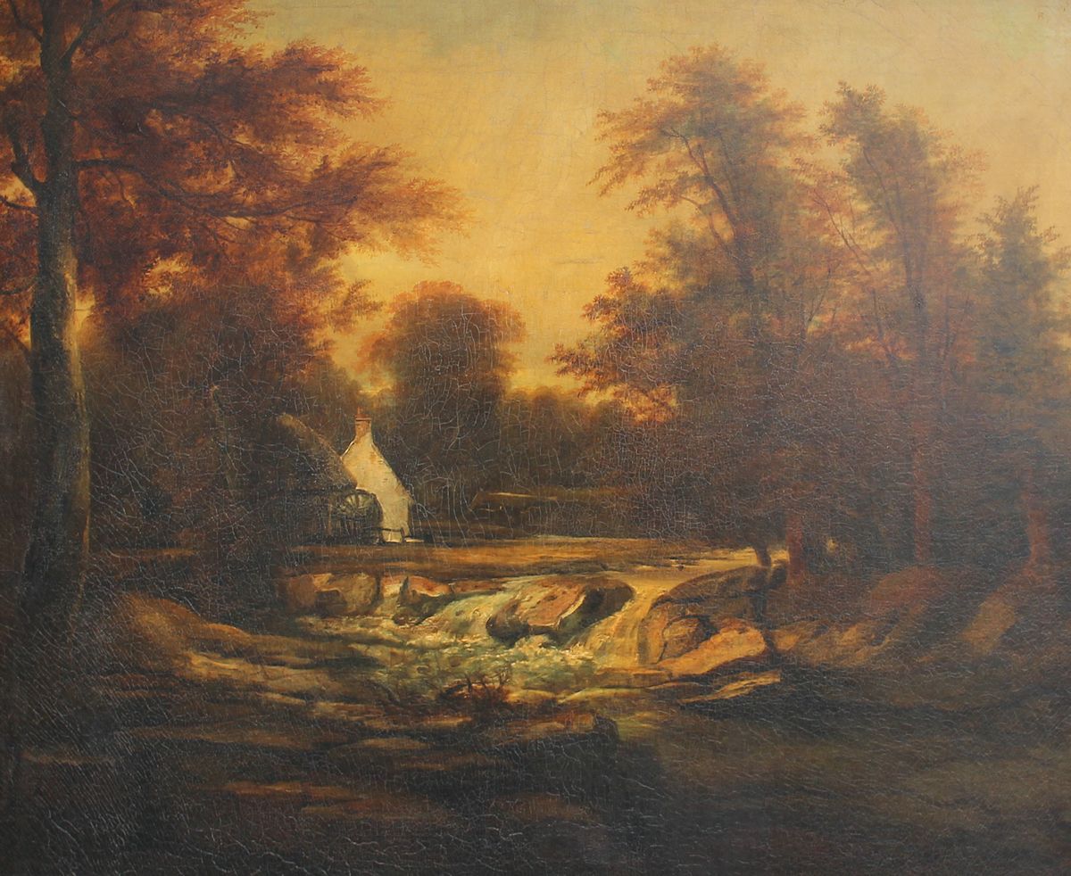 Appraisal: CROME John ''Old Crome'' English - ''Landscape with Old Mill