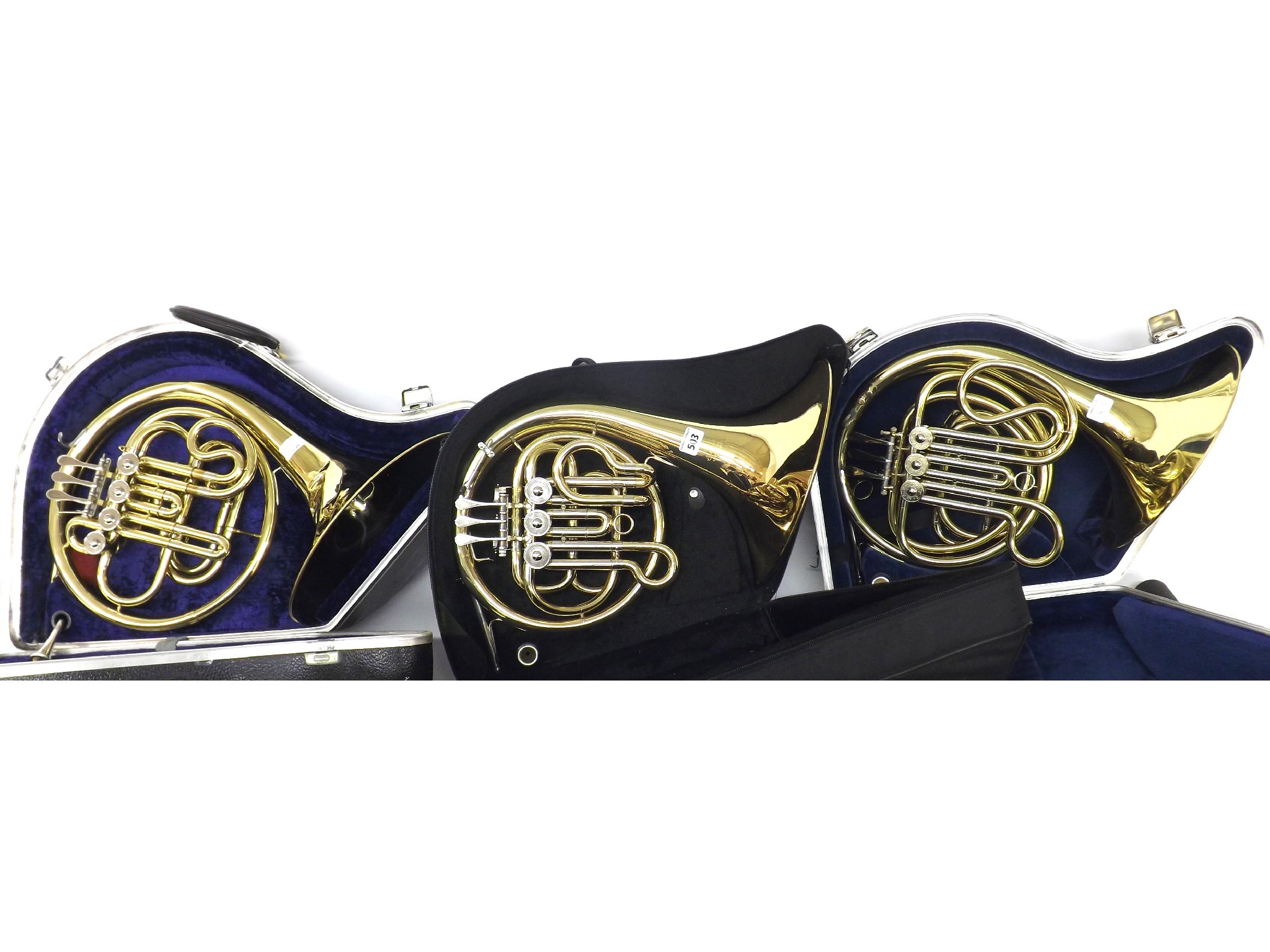 Appraisal: Elkhart BFH French horn cased together with a Kalison French