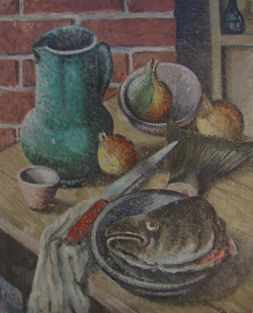 Appraisal: AXEL W FARHAMAmerican Late th Early th CenturyStill life with