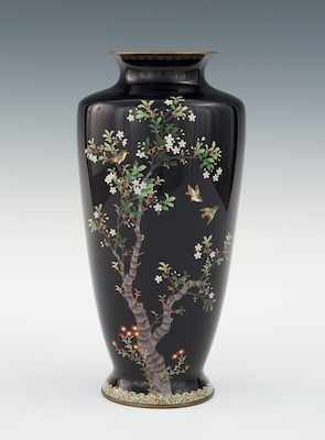 Appraisal: A Fine Cloisonne Vase In the Style of Hayashi Kodenji