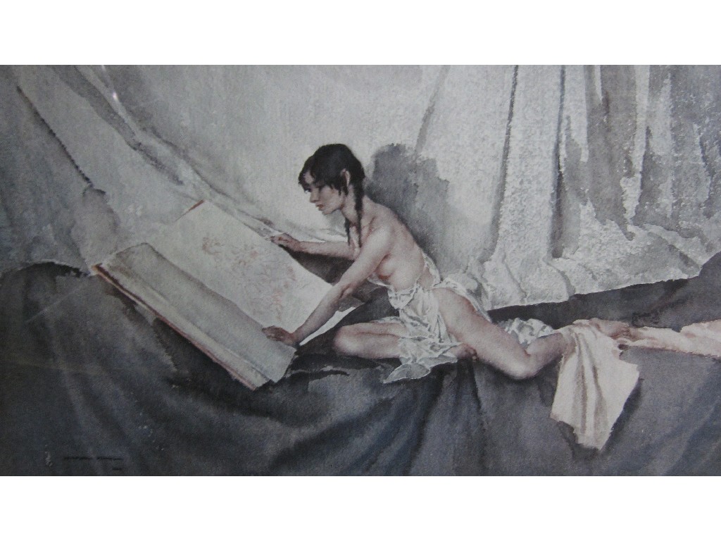 Appraisal: After SIR WILLIAM RUSSELL FLINT Limited Edition reproduction 'The New