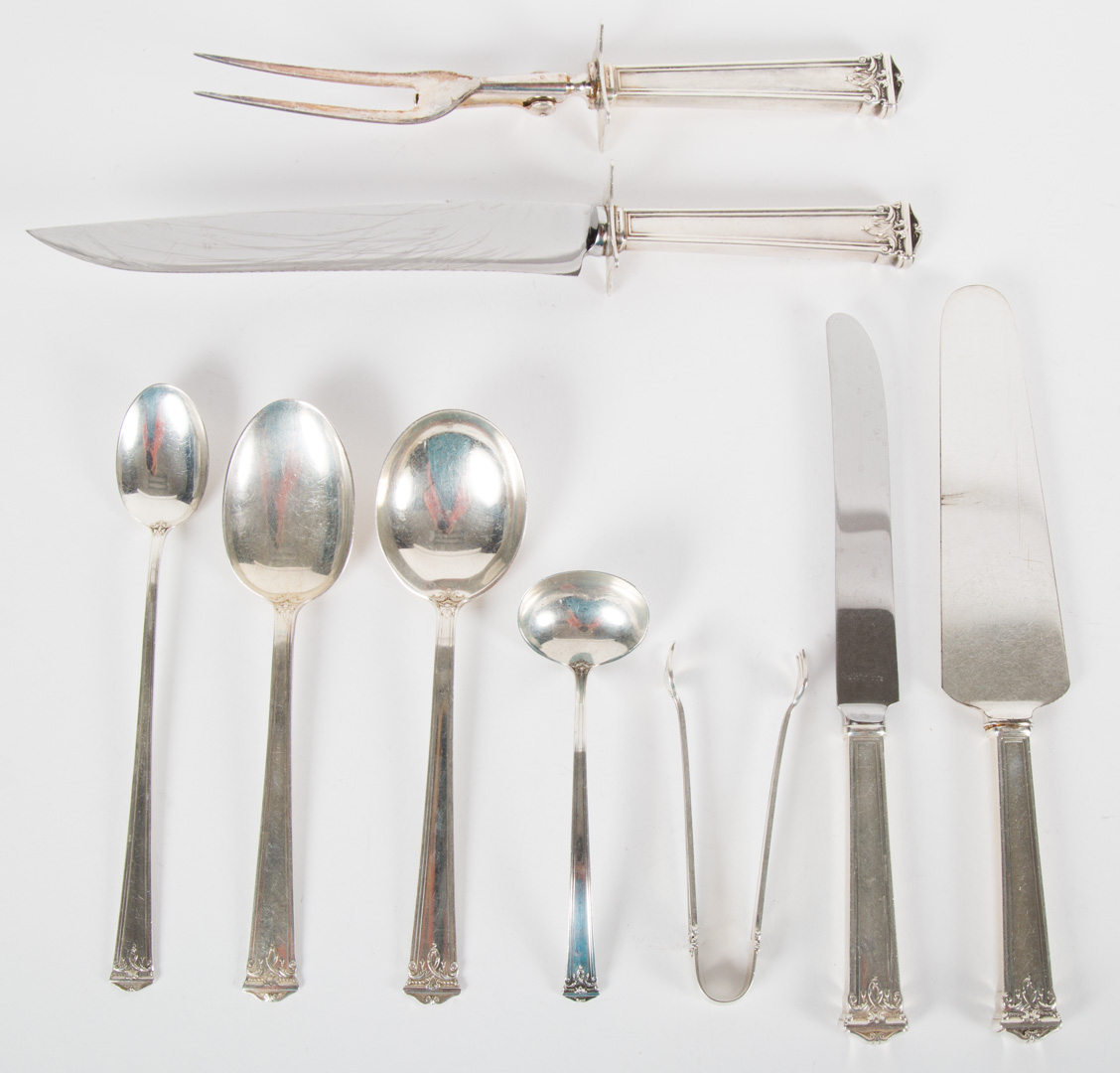 Appraisal: International Trianon sterling silver flatware comprising pieces ozt of weighable