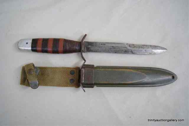 Appraisal: 's Case US M Military Trench - Fighting KnifeThis is