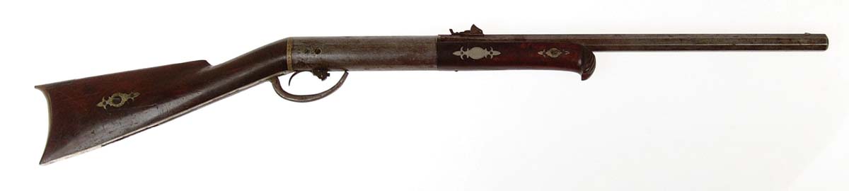 Appraisal: EARLY GALLERY AIR RIFLE Cal About SN Deluxe heavy rifle