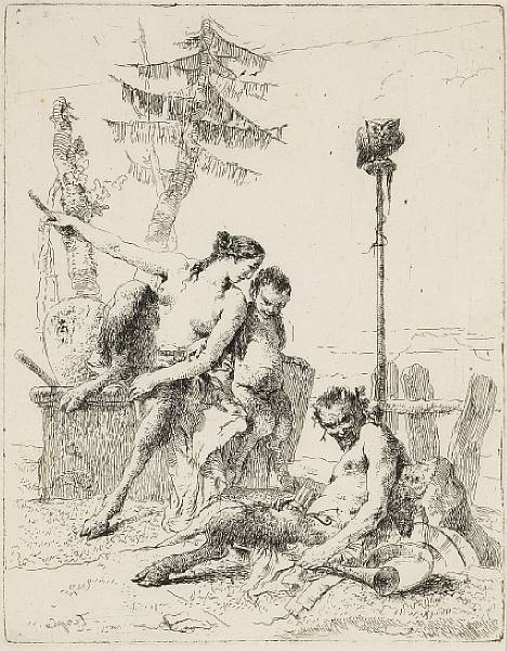 Appraisal: Giovanni Battista Tiepolo Italian - The Happy Satyr and His