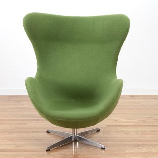 Appraisal: Arne Jacobsen for Fritz Hansen Egg chair Arne Jacobsen for