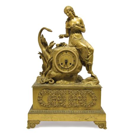 Appraisal: Louis Philippe Gilt-Bronze Mantel Clock Estimate -