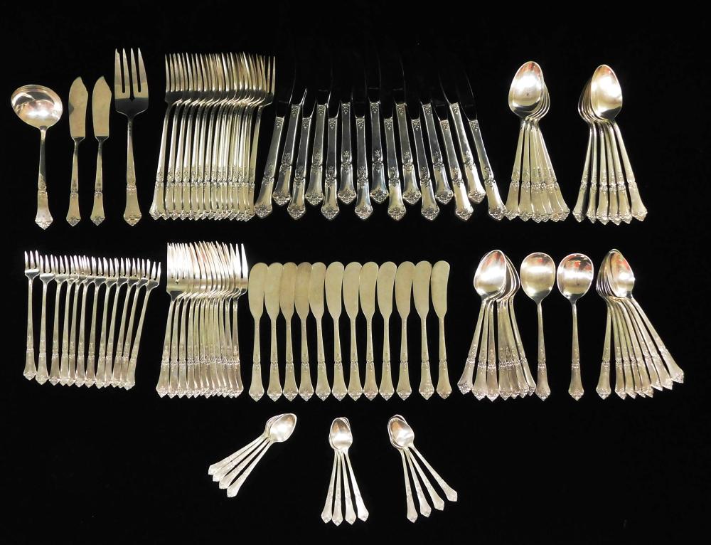 Appraisal: STERLING Oneida State House Stately pattern sterling silver flatware approximately