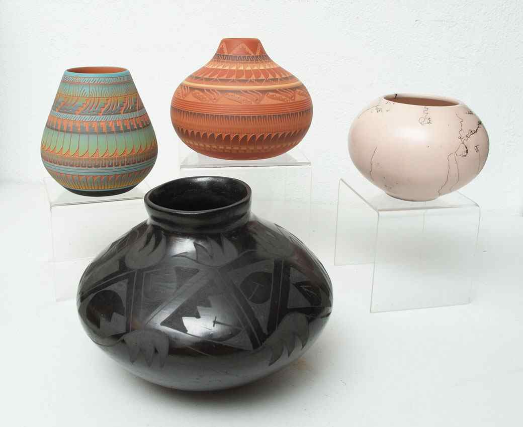 Appraisal: PIECE SOUTHWEST NATIVE AMERICAN POTTERY To include Susie Charlie ''Navajo''