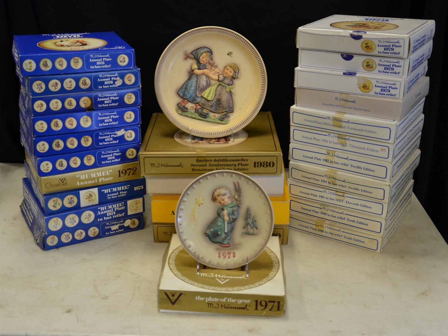 Appraisal: Goebel Hummel Collector Plates Annual plates - - - diameter