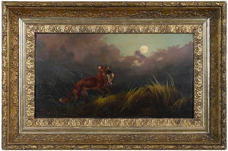 Appraisal: Robert Henry Roe British - Fox with a Duck signed