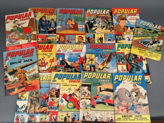 Appraisal: Popular Comics Nos - - Ungraded unrestored Most of these