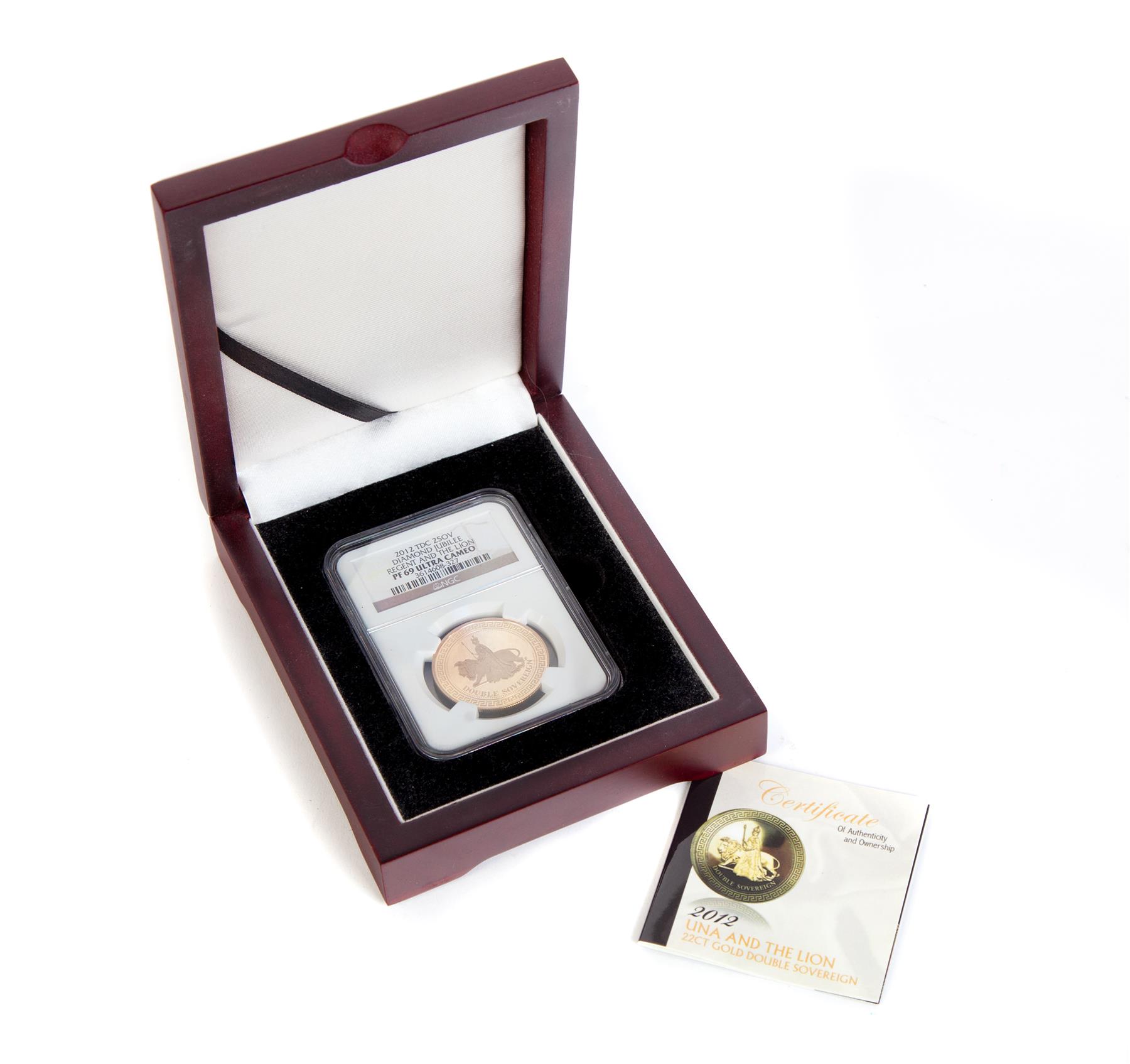 Appraisal: TDC DOUBLE SOVEREIGN DIAMOND JUBILEE COIN Regent and The Lion