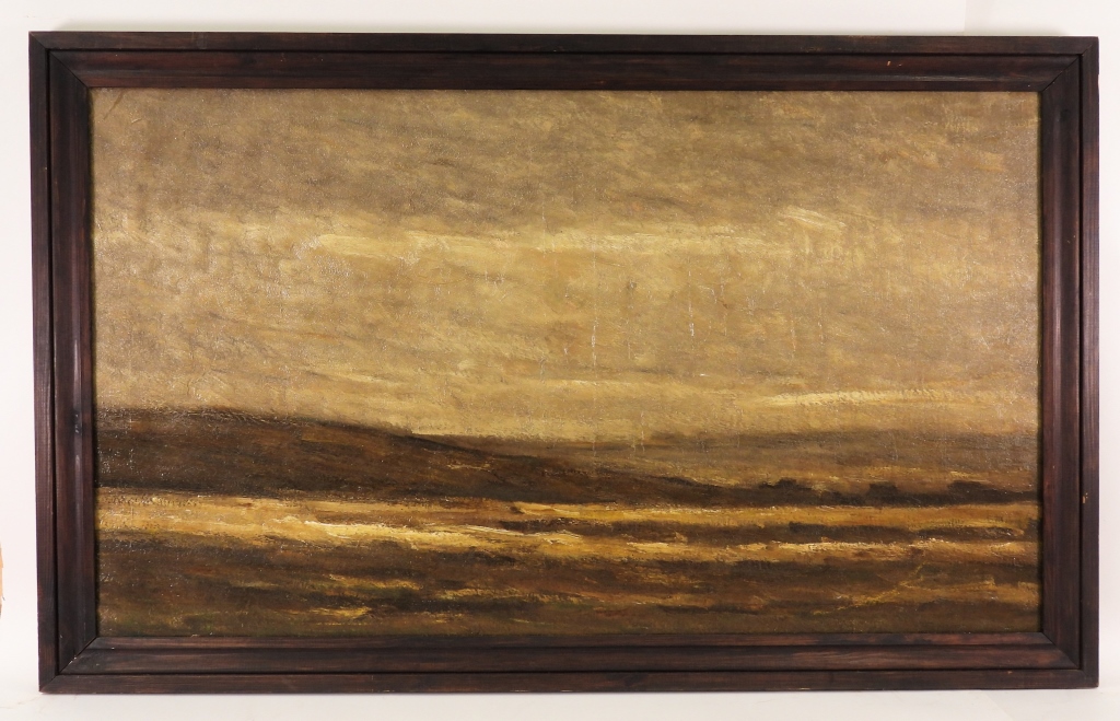 Appraisal: ATTR ARTHUR DOUGLAS PEPPERCORN SAND DUNE PAINTING United Kingdom -