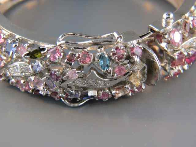 Appraisal: Tourmaline Gemstone Bangle Bracelet a wide variety of hundreds of