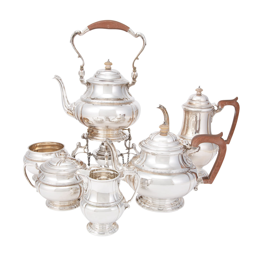 Appraisal: George V Silver Tea and Coffee Service Adie Bros Birmingham