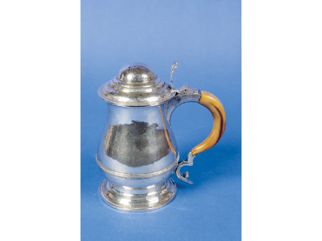 Appraisal: SYBIL DUNLOP A LIDDED TANKARD of baluster form with a