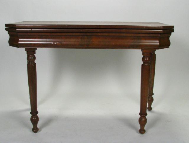 Appraisal: Vintage Turn Top Game Table circa early th century sun