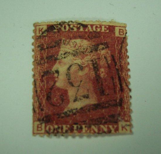 Appraisal: Great Britain - d red lettered BK plate used fine