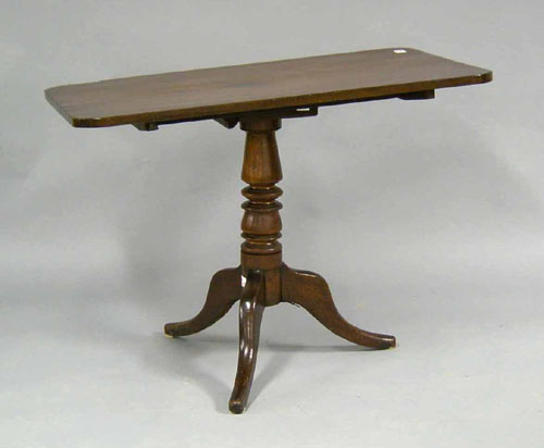 Appraisal: Regency mahogany tea table early th c h