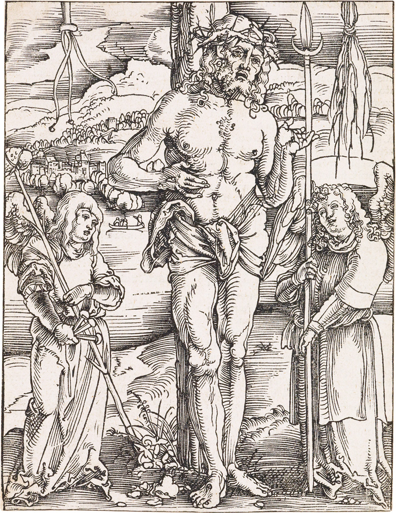 Appraisal: HANS BALDUNG GRIEN Christ as the Man of Sorrows Woodcut