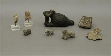 Appraisal: Assorted Pre-Columbian Greco-Indian Persian and Taino Pottery Fragments and Heads