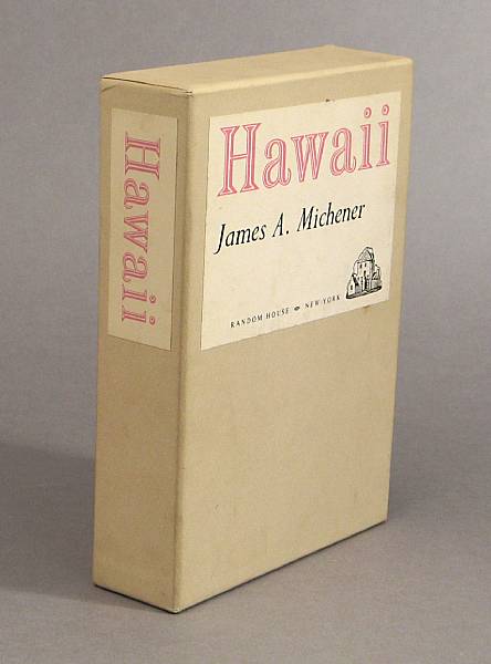 Appraisal: MICHENER JAMES A Hawaii New York Random House Original brown