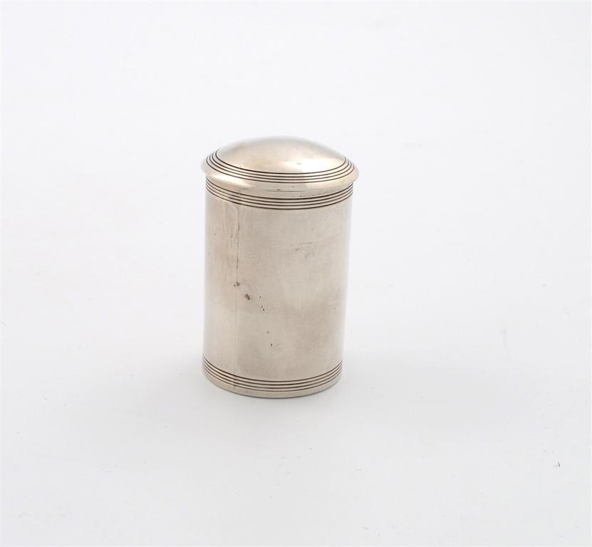 Appraisal: A George III silver counter box