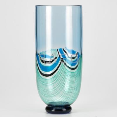 Appraisal: SEGUSO VIRO Tall incalmo glass vase Murano ca s Engraved