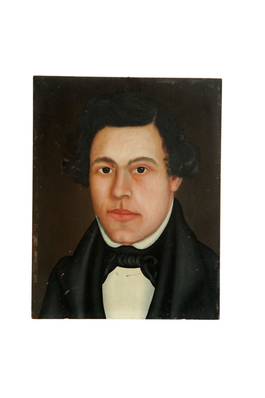 Appraisal: PORTRAIT OF A GENTLEMAN AMERICAN SCHOOL ND QUARTER- TH CENTURY