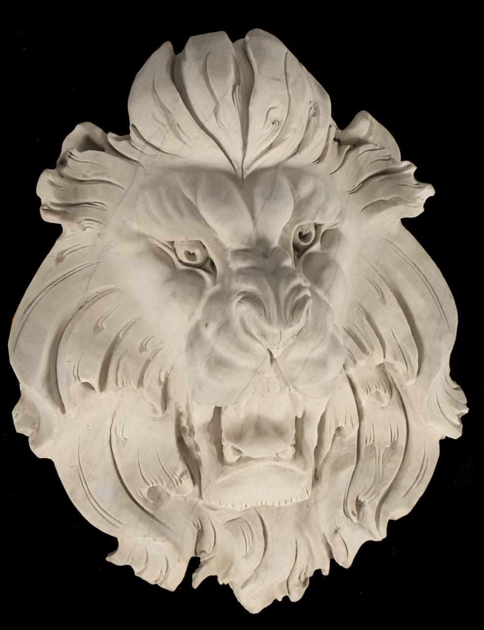 Appraisal: Property of various owners A Baroque style carved marble mask