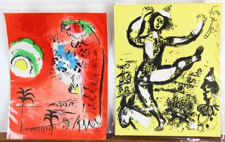 Appraisal: Prints by Marc Chagall lot of Marc Chagall French Russian